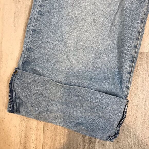 Baby Phat Cuffed Cropped Jeans sz 5 - Picture 7 of 9